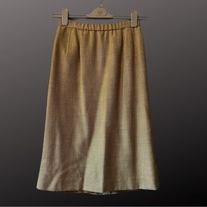 Pendleton wool vintage silk-blend shin-length skirt in size 6